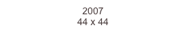 2007
44 x 44  

